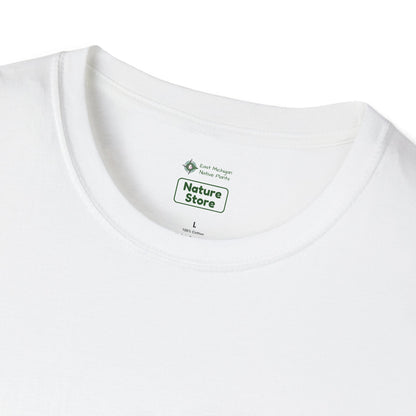T-Shirt Unisex Softstyle, Native Plants & Butterflies w/EMNP logo