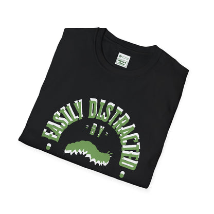 T-Shirt Unisex Softstyle, Distracted by Caterpillars