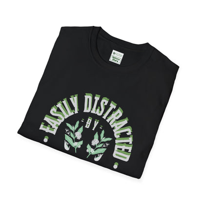 Easily Distracted by Milkweed Soft-Style Tee