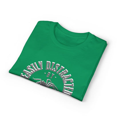 Dry Blend Moisture Wicking Tee "Distracted By Spiders" plus EMNP Logo