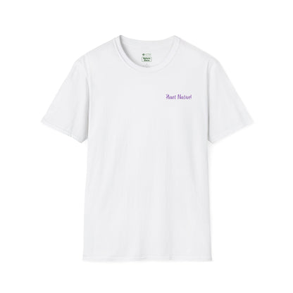 Unisex Softstyle T-Shirt I Love Native Plants, Asters (Back)