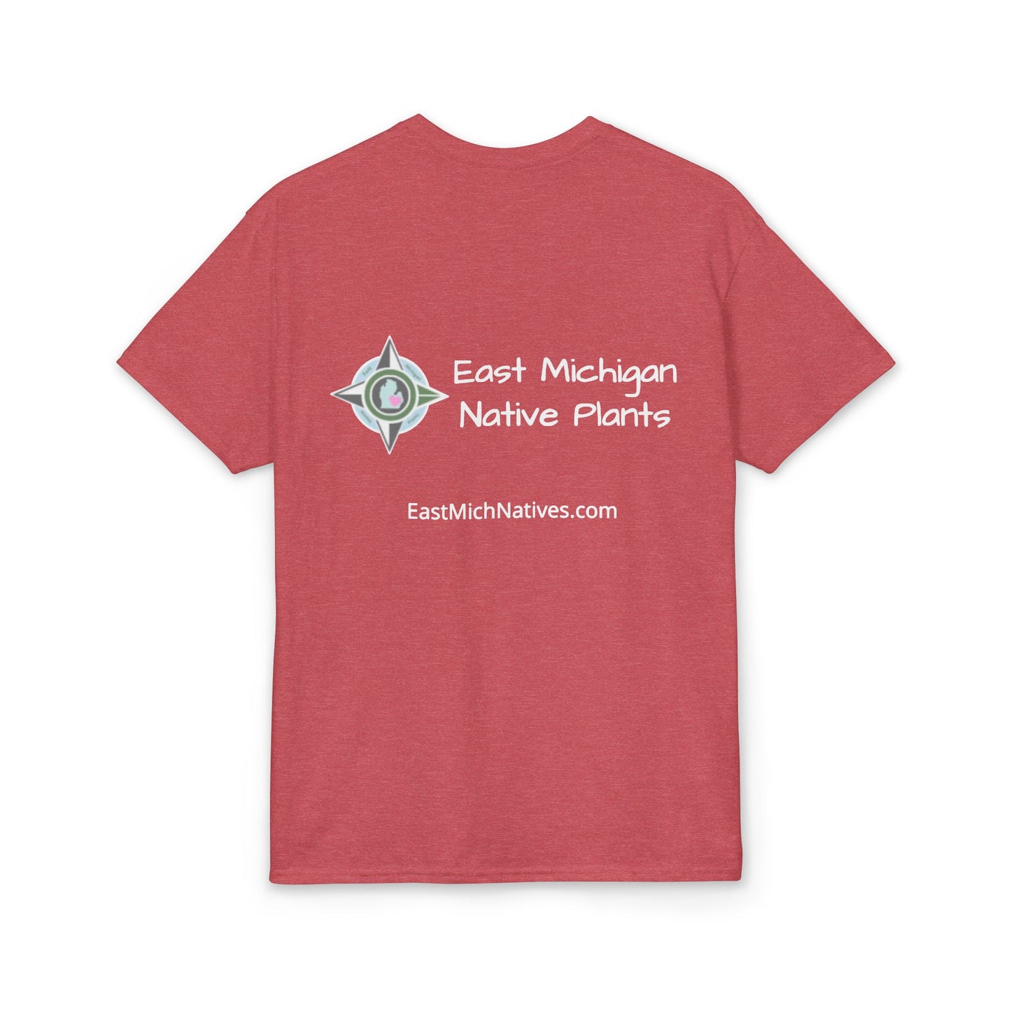 EastMichNatives DryBlend T-Shirt — EMNP Logo Tee for Native Gardeners & Plant Enthusiasts