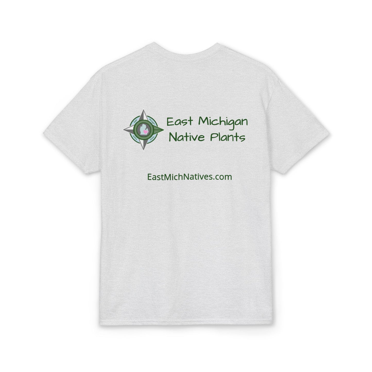 Dry Blend Moisture Wicking Tee Plant Native Plants w/EMNP Logo