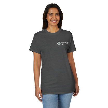 EastMichNatives DryBlend T-Shirt — EMNP Logo Tee for Native Gardeners & Plant Enthusiasts