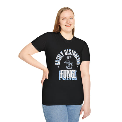 Unisex Softstyle T-Shirt, Distracted by Fungi