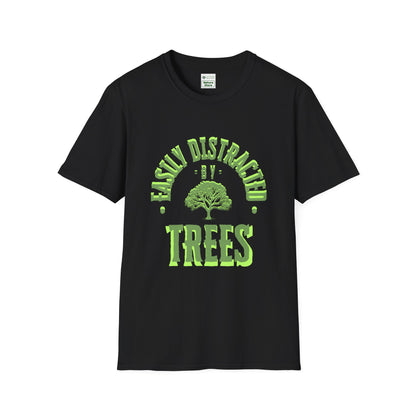 T-Shirt Unisex Softstyle, Distracted by Trees