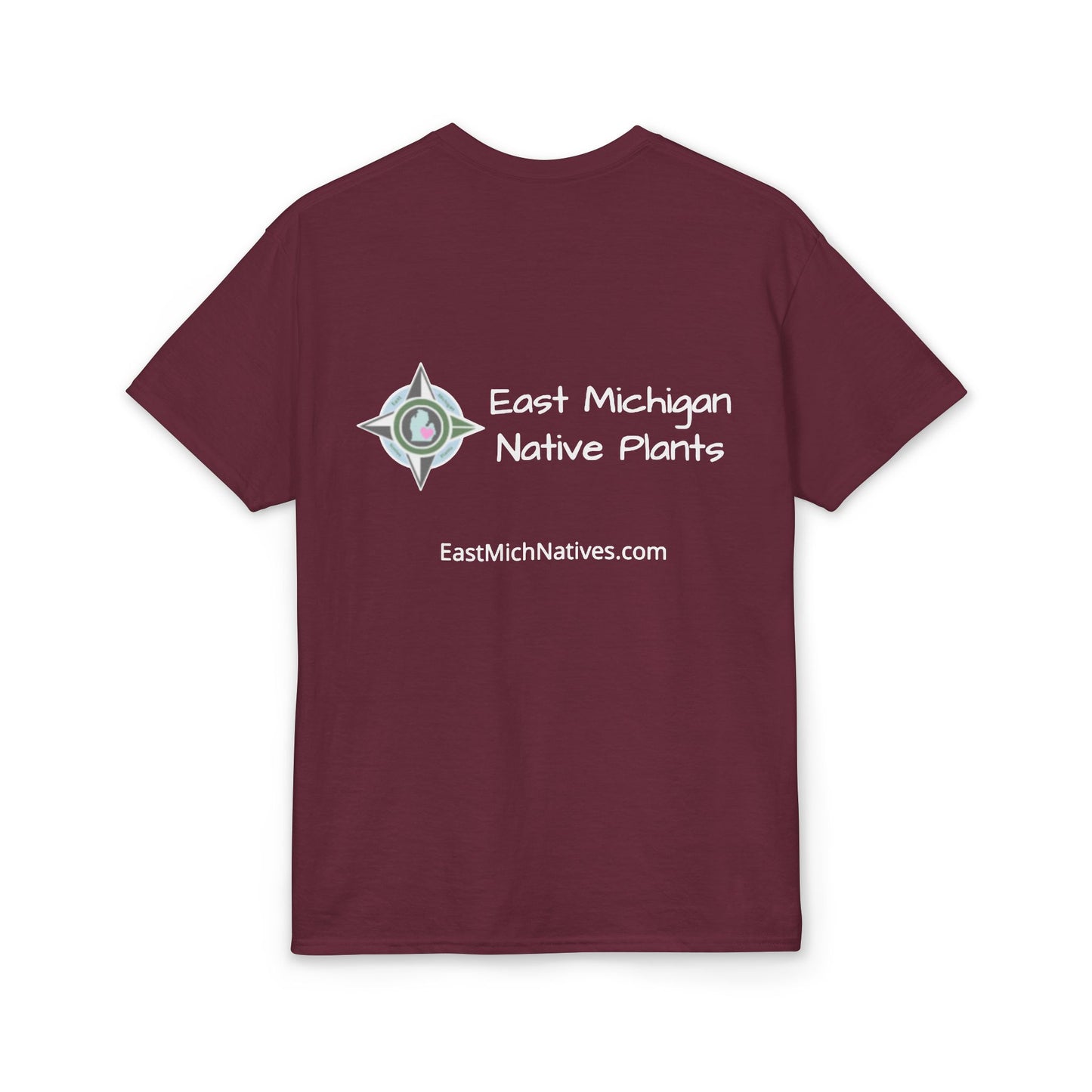 EastMichNatives DryBlend T-Shirt — EMNP Logo Tee for Native Gardeners & Plant Enthusiasts