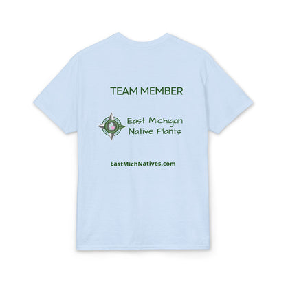 Dry Blend Moisture Wicking Tee Summer Garden w/EMNP Logo on back