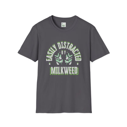 Easily Distracted by Milkweed Soft-Style Tee