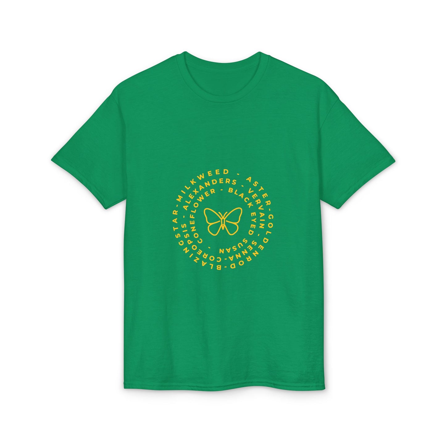 Dry Blend Moisture Wicking Tee Native Plants & Butterfly w/EMNP Logo