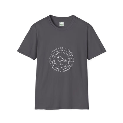 T-Shirt Unisex Softstyle, Native Plants & Birds