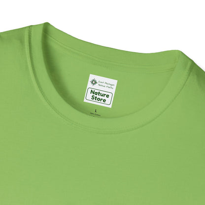 T-Shirt Unisex Softstyle, Native Plants & Butterflies w/EMNP logo