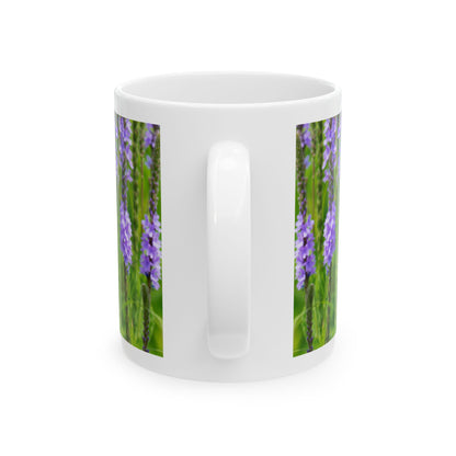 Ceramic Mug, (11oz, 15oz), Hoary Vervain
