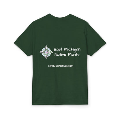 Dry Blend Moisture Wicking Tee Summer Garden w/EMNP Logo on back