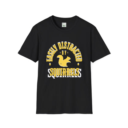Unisex Softstyle T-Shirt, Distracted by Squirrels