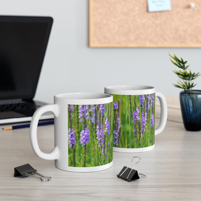 Ceramic Mug, (11oz, 15oz), Hoary Vervain