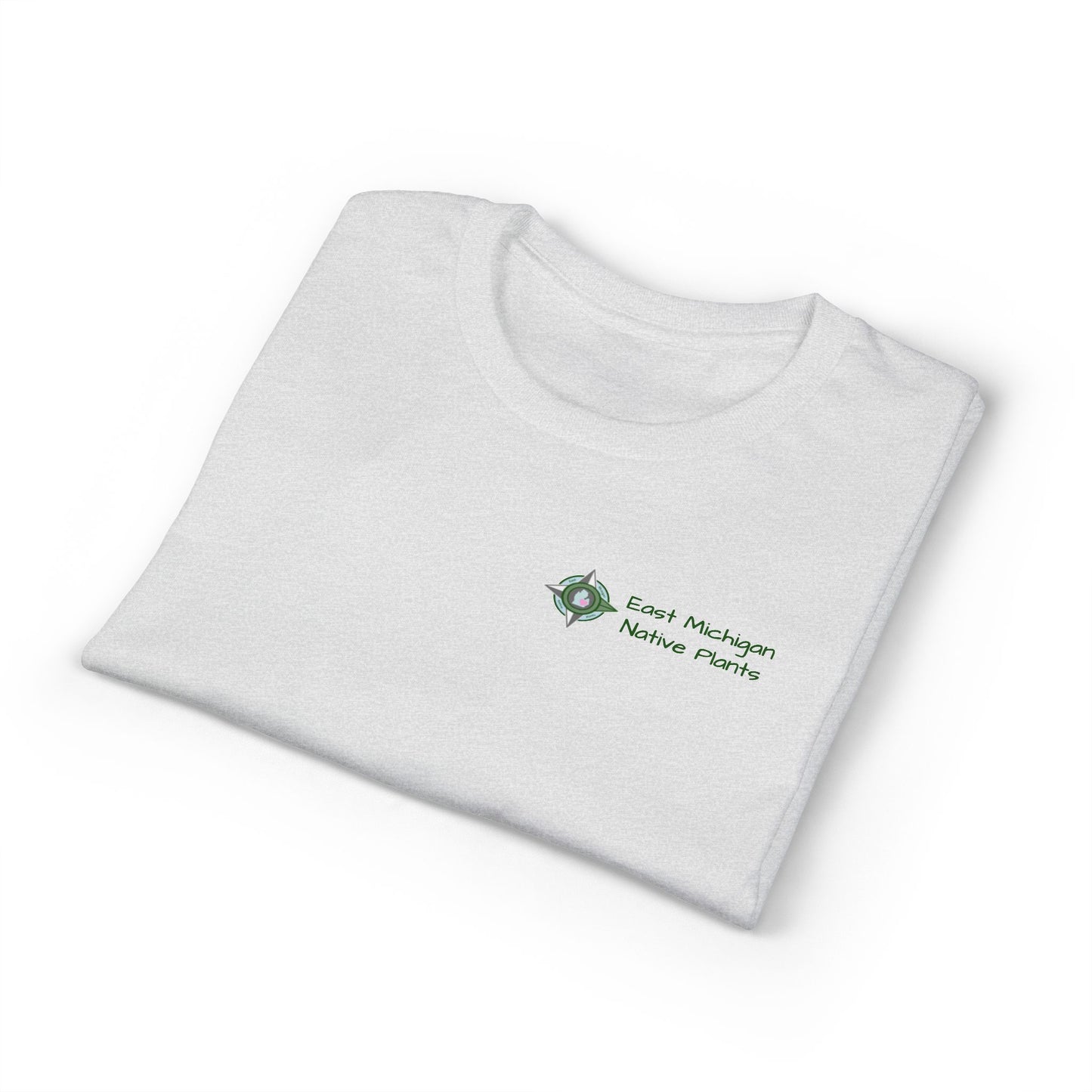 EastMichNatives DryBlend T-Shirt — EMNP Logo Tee for Native Gardeners & Plant Enthusiasts