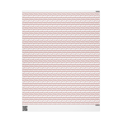 Wrapping Paper, Winterberry - White