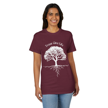Dry Blend Moisture Wicking Tee Trees Give Life w/EMNP Logo