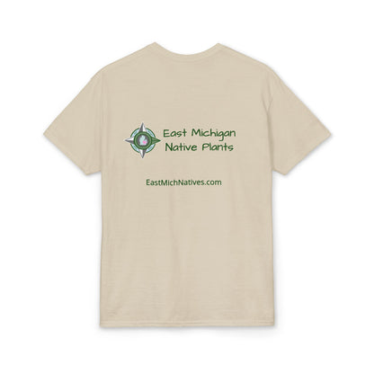 EastMichNatives DryBlend T-Shirt — EMNP Logo Tee for Native Gardeners & Plant Enthusiasts