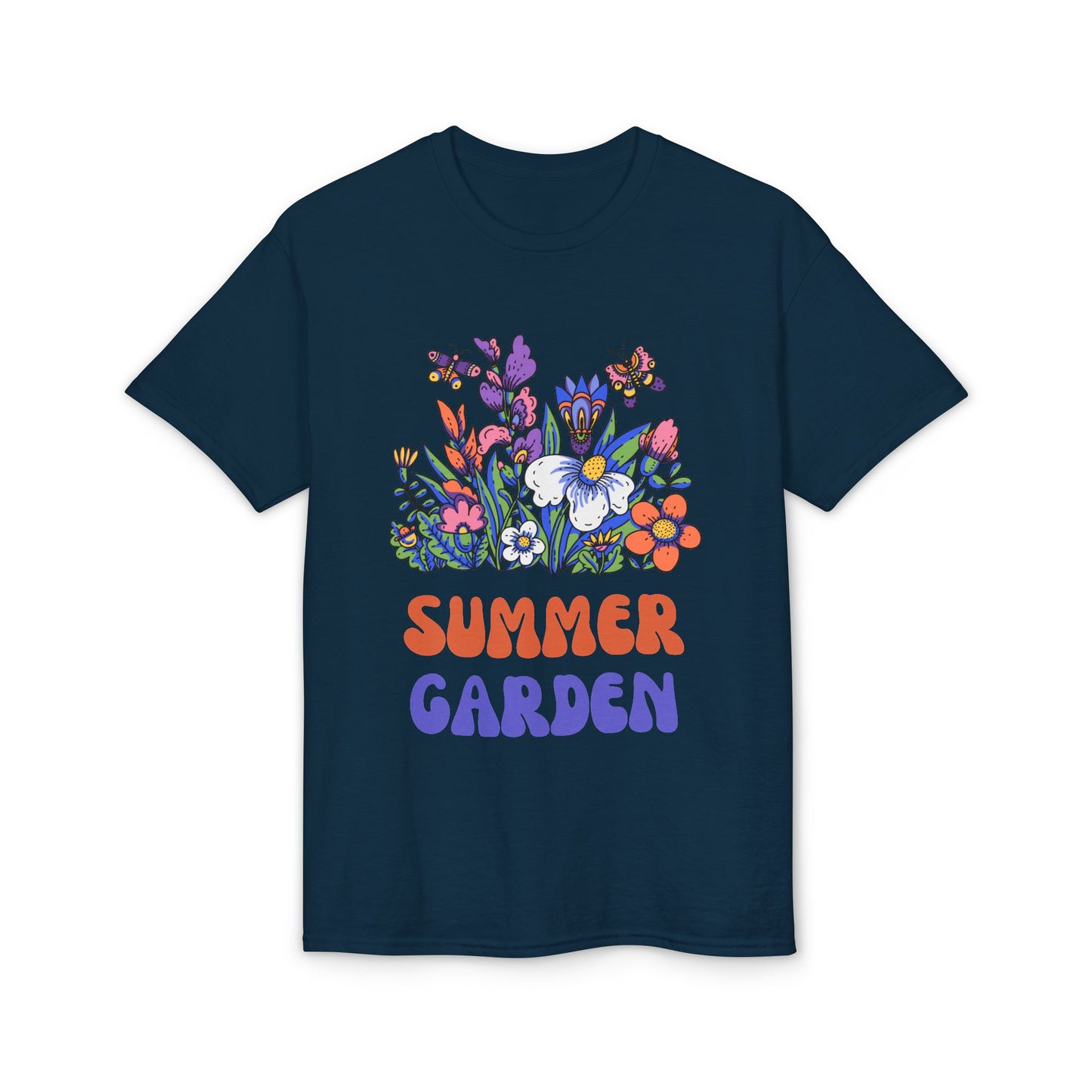 Dry Blend Moisture Wicking Tee Summer Garden w/EMNP Logo on back