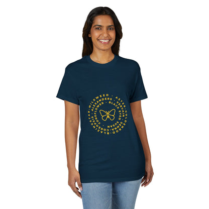 Dry Blend Moisture Wicking Tee Native Plants & Butterfly w/EMNP Logo