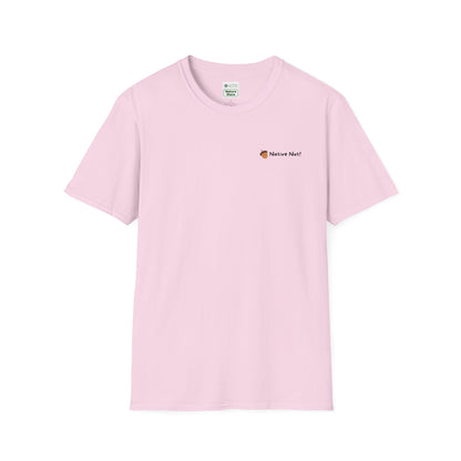 Unisex Softstyle T-Shirt, Native Nut! (Back)