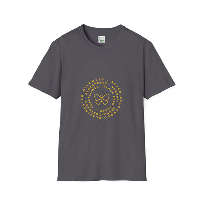 T-Shirt Unisex Softstyle, Native Plants & Butterflies