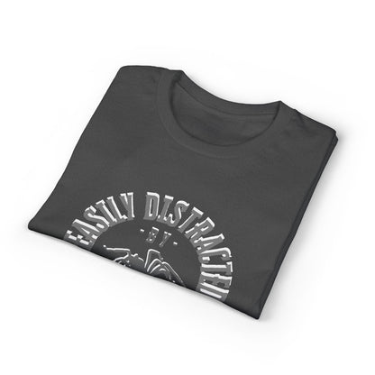 Dry Blend Moisture Wicking Tee "Distracted By Spiders" plus EMNP Logo