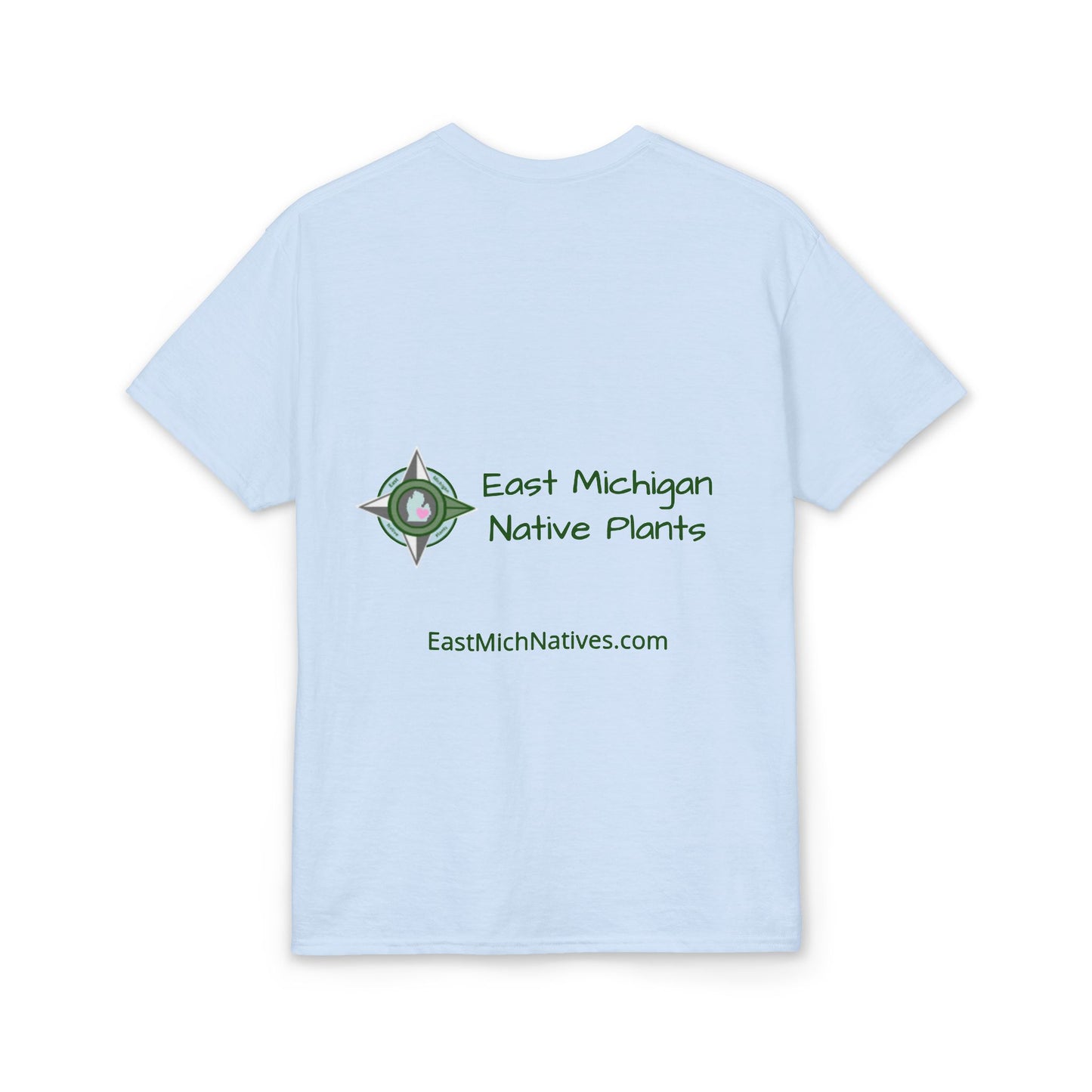 Dry Blend Moisture Wicking Tee Plant Native Plants w/EMNP Logo