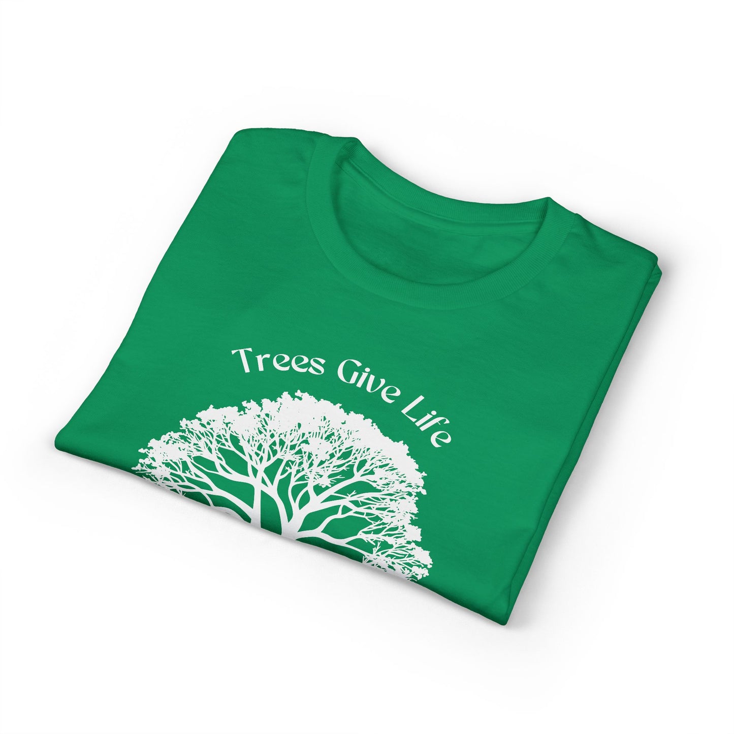 Dry Blend Moisture Wicking Tee Trees Give Life w/EMNP Logo