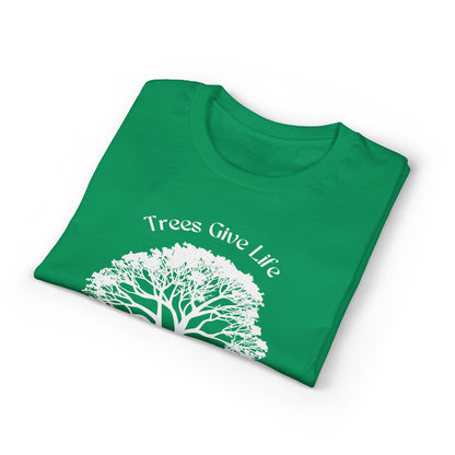 Dry Blend Moisture Wicking Tee Trees Give Life w/EMNP Logo