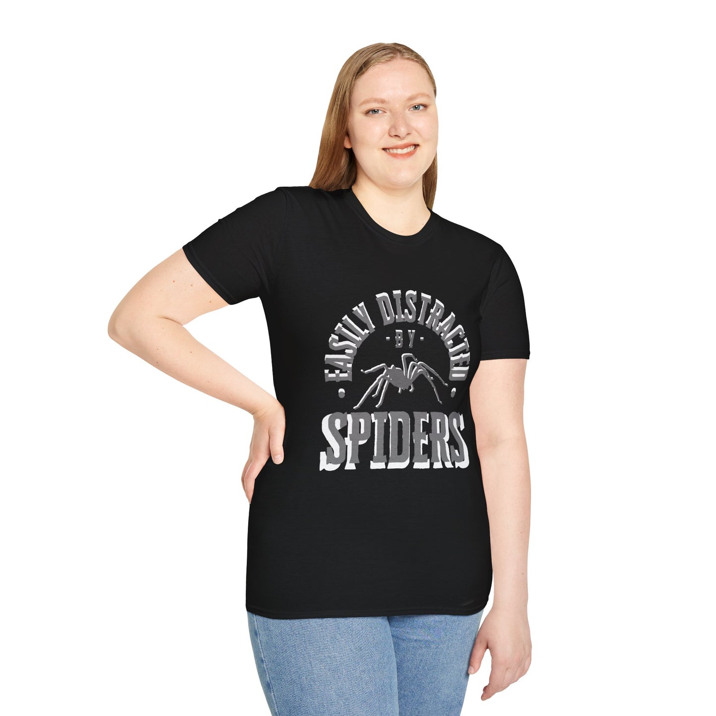EastMichNatives T-Shirt, Distracted by Spiders