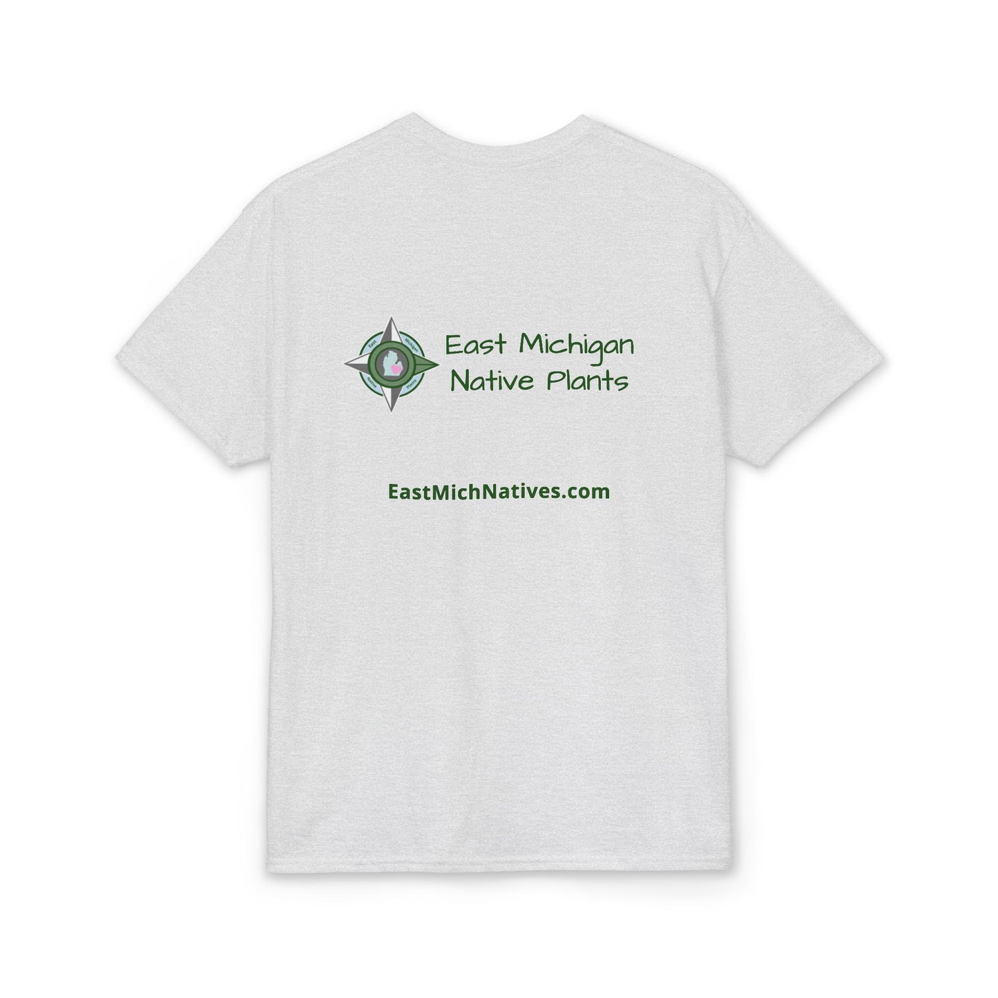 Dry Blend Moisture Wicking Tee Summer Garden w/EMNP Logo on back