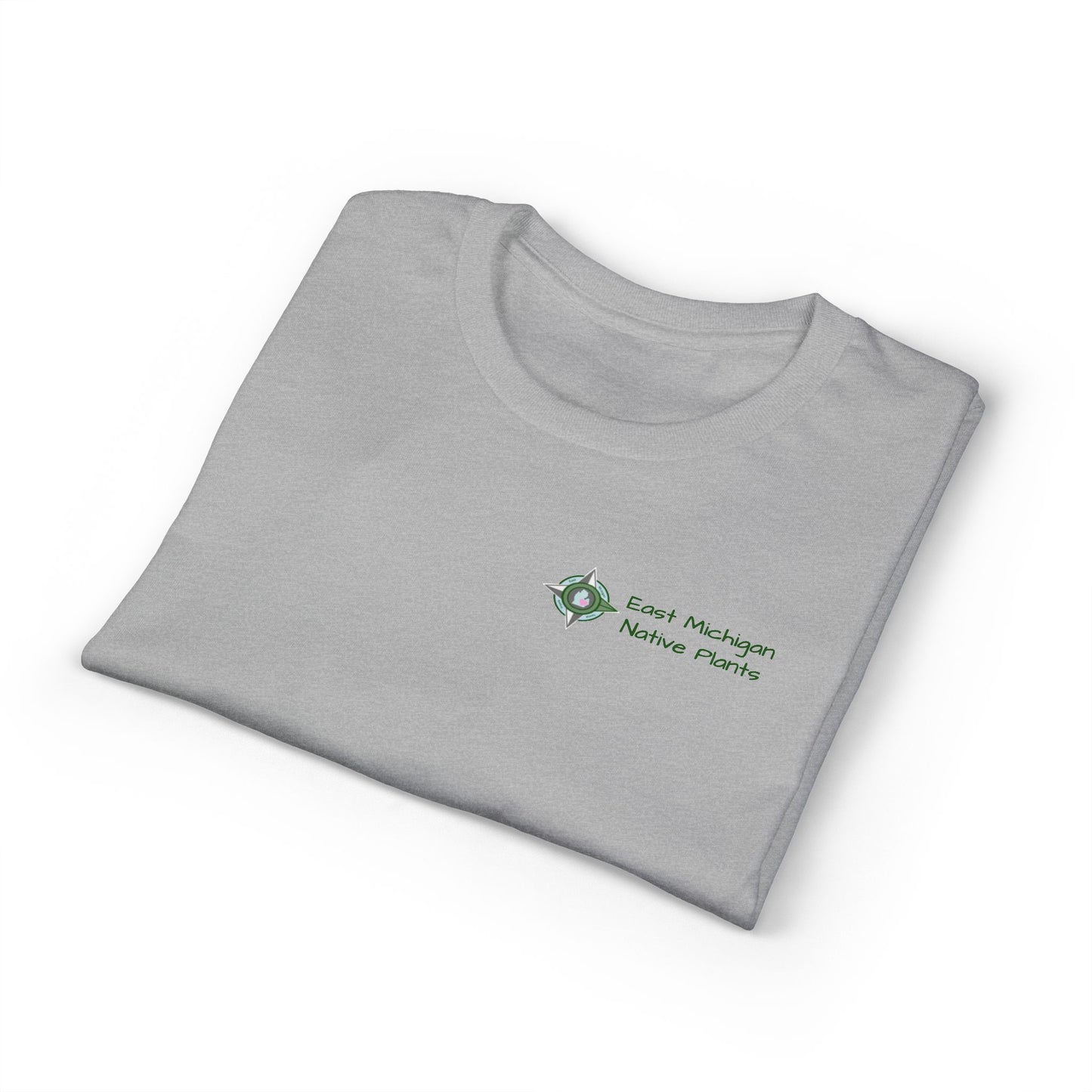 EastMichNatives DryBlend T-Shirt — EMNP Logo Tee for Native Gardeners & Plant Enthusiasts