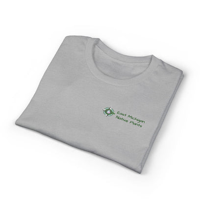 EastMichNatives DryBlend T-Shirt — EMNP Logo Tee for Native Gardeners & Plant Enthusiasts