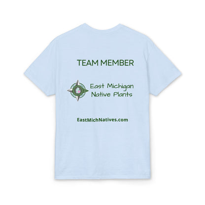 EastMichNatives DryBlend T-Shirt — EMNP Logo Tee for Native Gardeners & Plant Enthusiasts