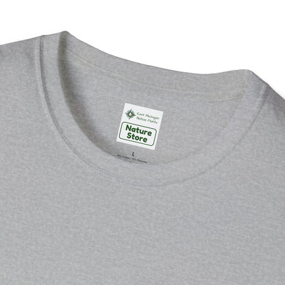 T-Shirt Unisex Softstyle, Native Plants & Butterflies w/EMNP logo