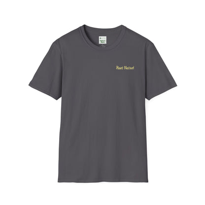 Unisex Softstyle T-Shirt I Love Native Plants, Asters (Back)