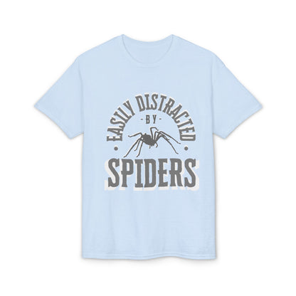 Dry Blend Moisture Wicking Tee "Distracted By Spiders" plus EMNP Logo