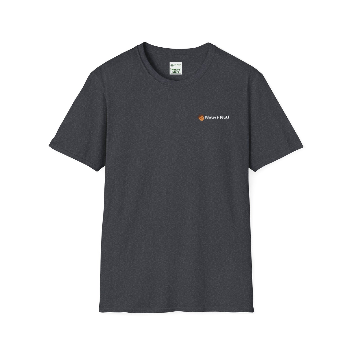 Unisex Softstyle T-Shirt, Native Nut! (Back)