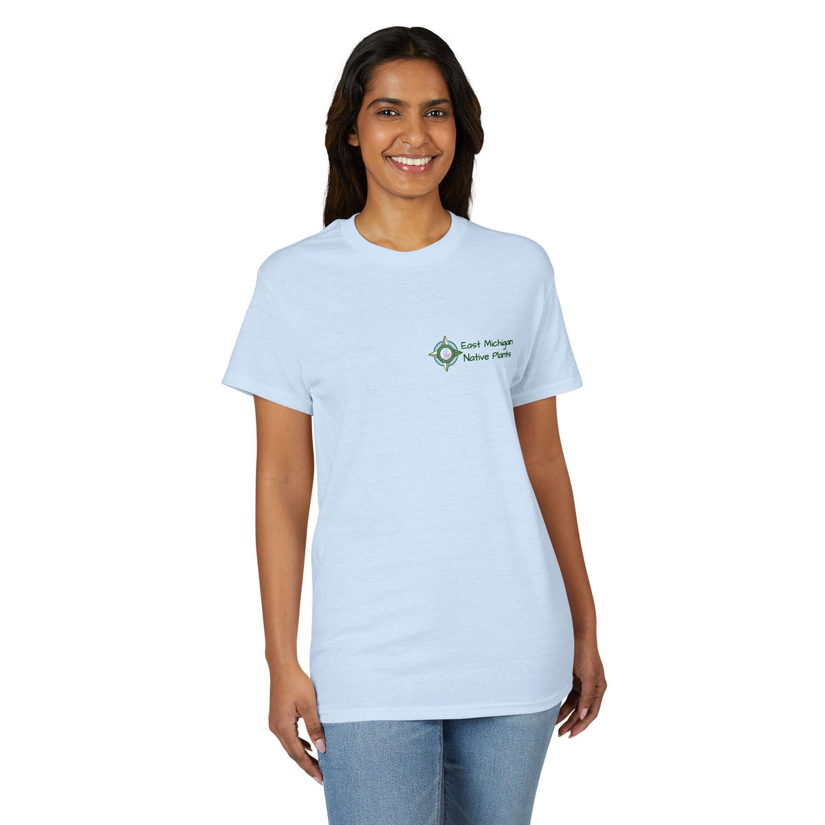 EastMichNatives DryBlend T-Shirt — EMNP Logo Tee for Native Gardeners & Plant Enthusiasts