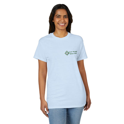 EastMichNatives DryBlend T-Shirt — EMNP Logo Tee for Native Gardeners & Plant Enthusiasts