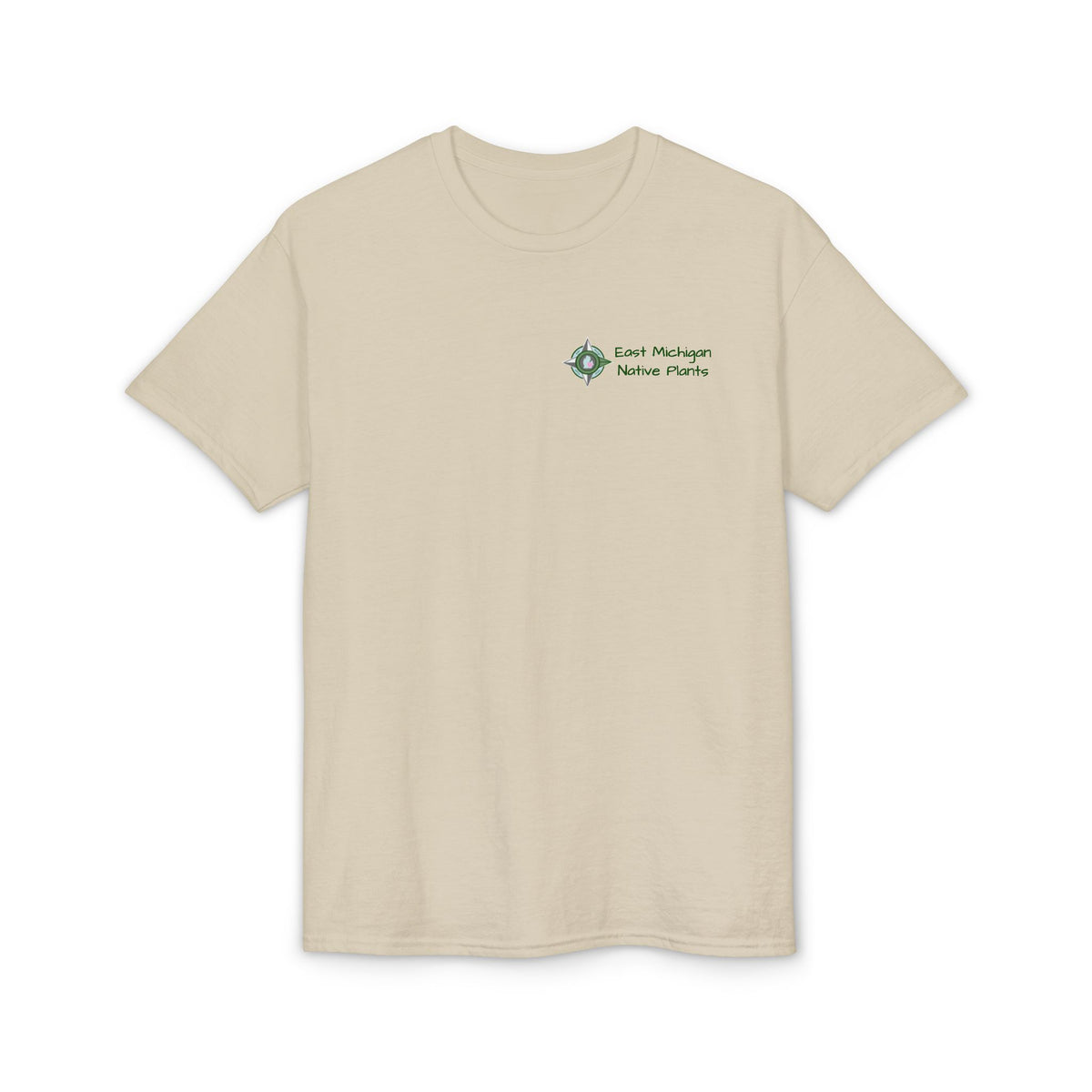 EastMichNatives DryBlend T-Shirt — EMNP Logo Tee for Native Gardeners & Plant Enthusiasts