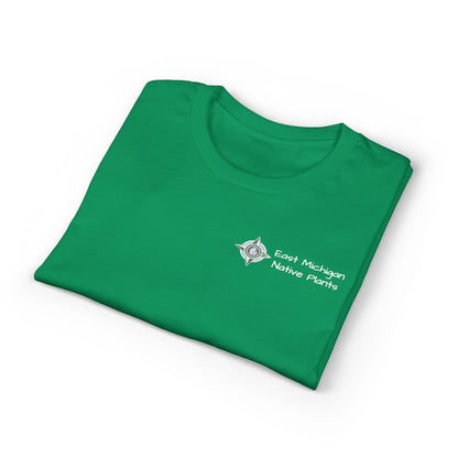 EastMichNatives DryBlend T-Shirt — EMNP Logo Tee for Native Gardeners & Plant Enthusiasts