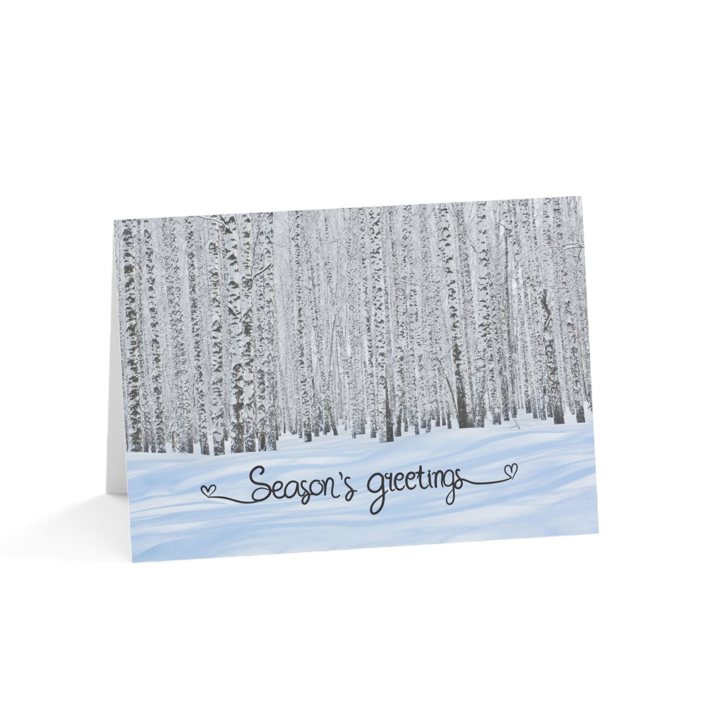 Holiday Cards, Birch Forest (1, 10, 30, and 50pcs)