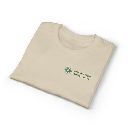 EastMichNatives DryBlend T-Shirt — EMNP Logo Tee for Native Gardeners & Plant Enthusiasts