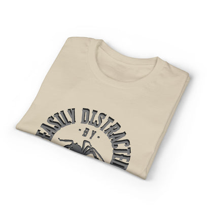 Dry Blend Moisture Wicking Tee "Distracted By Spiders" plus EMNP Logo