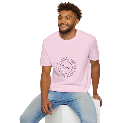 T-Shirt Unisex Softstyle, Native Plants & Birds