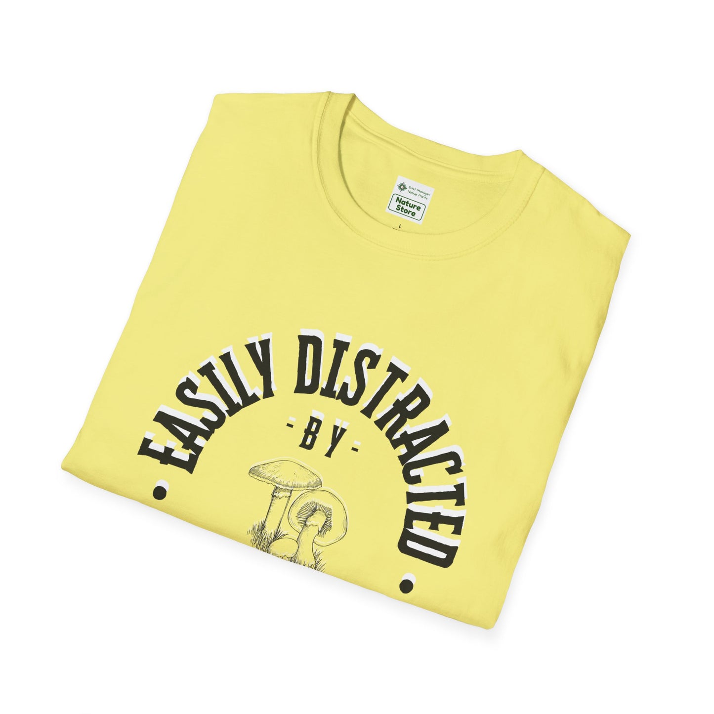 Unisex Softstyle T-Shirt, Distracted by Fungi